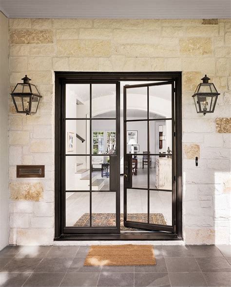 1990s House Remodel Ideas French Doors Exterior Steel Front Door