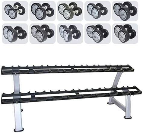 YALLA HomeGym 10 Pairs 2 5KG To 25KG Round Dumbbells Commercial Grade