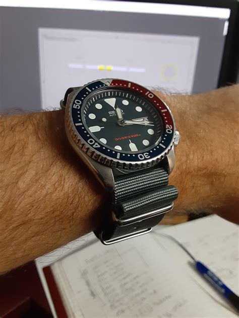 Seiko Skx009 On Grey Nato Rwatches