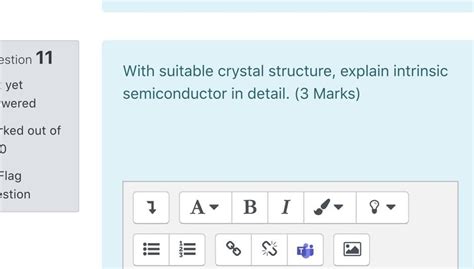 Solved Estion 11 Yet Wered With Suitable Crystal Chegg