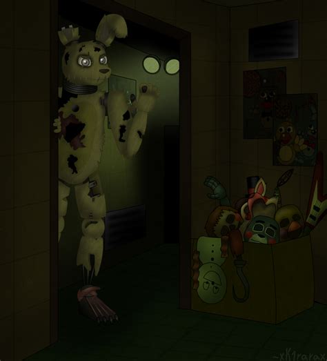 FNAF 3 - Springtrap by XK1RARAX on DeviantArt