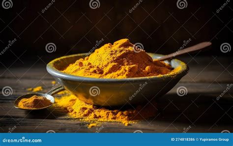 Vibrant Spices Add Flavor To Fresh Curry Bowls Generated By Ai Stock