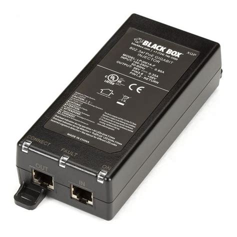 Buy Blackbox Lpj A T Poe Injector Gigabit Ethernet Mega Depot