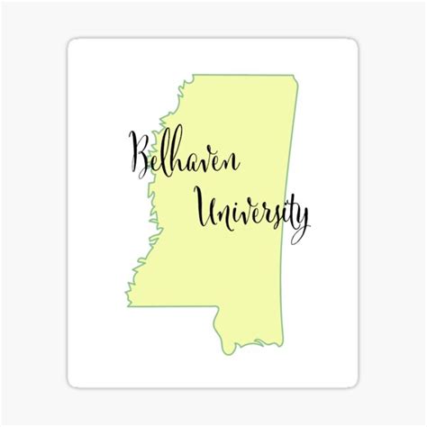 Belhaven University Sticker For Sale By Tarajeanne Redbubble