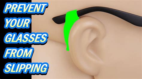 Stop Your Glasses From Slipping Eyeglass Silicone Ear Piece Youtube