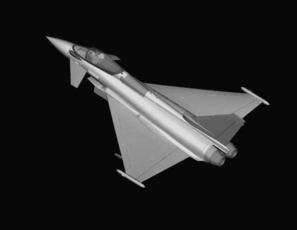 EF 2000A Eurofighter Typhoon Plastic Model Airplane Kit 1 72