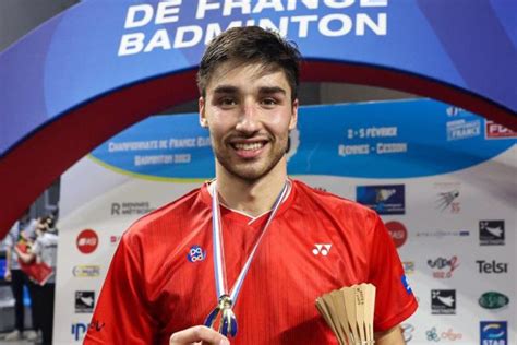 Toma Junior Popov Champion De France De Badminton A Ne Pouvait