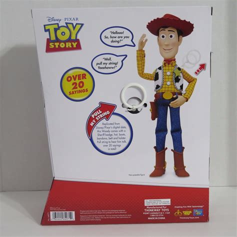 Disney Toy Story Woody 16 Pull String Talking Sheriff Cowboy Action