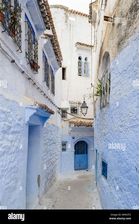 Architecture of Chefchaouen, Morocco Stock Photo - Alamy