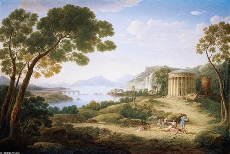 Artwork Replica Classical Landscape 1749 By Hendrik Frans Van Lint