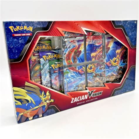 Pokémon TCG ZACIAN V UNION Special Collection Box FACTORY SEALED eBay