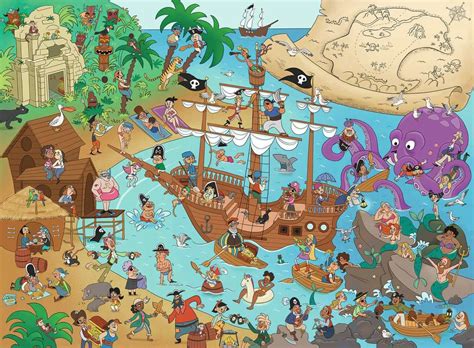 Ravensburger Pirate Island Piece Jigsaw Puzzle