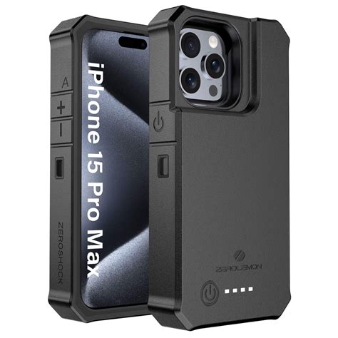 iPhone 15 Pro Max Battery Case 10000mAh