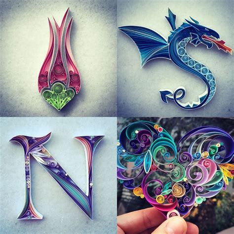 Colorful Quilled Paper Designs By Sena Runa Colossal Quilling