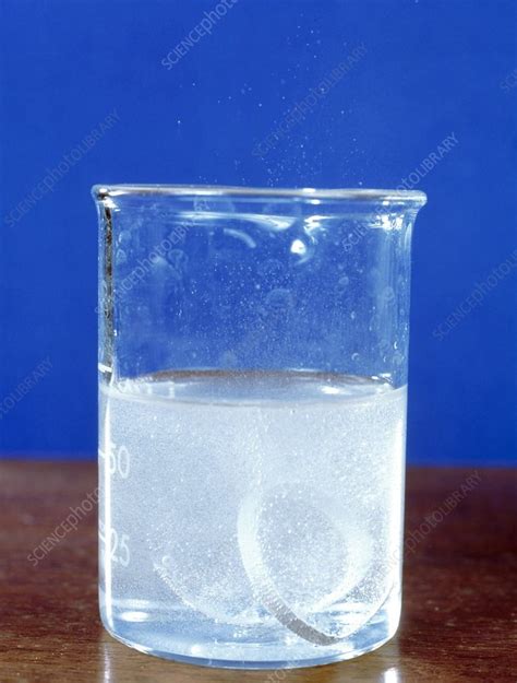 Magnesium Reacting With Acid Stock Image A Science Photo