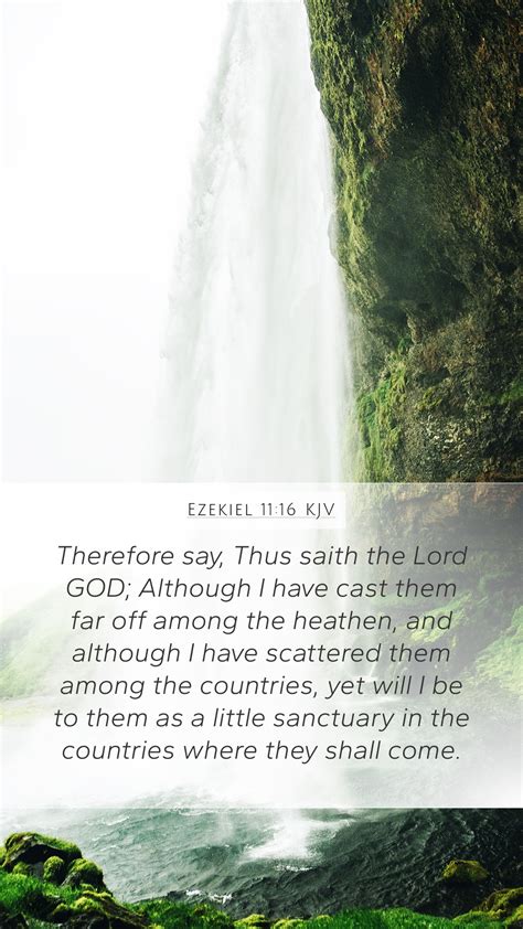 Ezekiel Kjv Mobile Phone Wallpaper Therefore Say Thus Saith