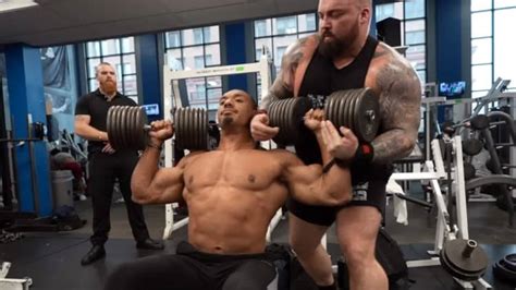 Eddie Hall And Larry Wheels Crush An Intense Boulder Shoulder Workout Fitness Volt