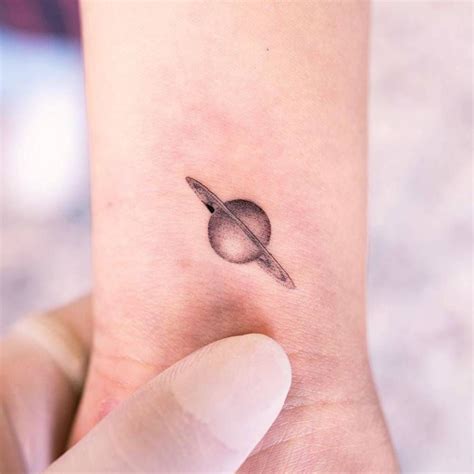 Saturn Planet Tattoos Saturn Tattoo Subtle Tattoos