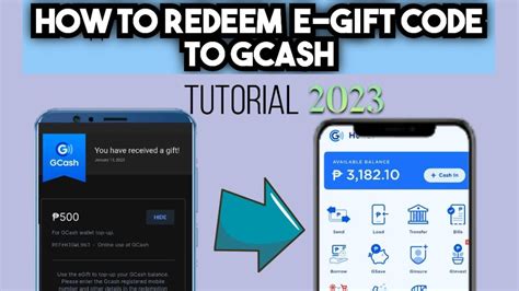 Paano Mag Redeem Gcash EGift Code 500 Pesos Gcash Egift YouTube