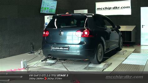 Mcchip Dkr Leistungssteigerung Chiptuning VW Golf 5 GTI 2 0 TFSI