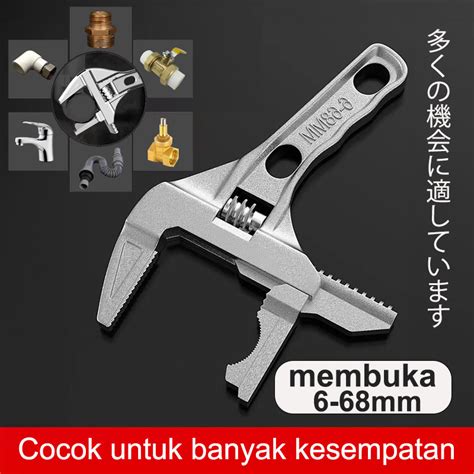 Jual Kunci Inggris Kunci Pipa Kunci Pas Universal Adjustable Wrench