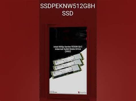 SSDPEKNW512G8H Intel 660p Series 512GB QLC Solid State Drive (SSD ...