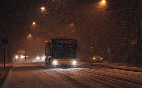 Nach Schnee Chaos Busse Am Untermain Fahren Wieder