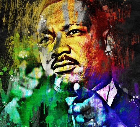 Martin Luther King Jr Abstract Art