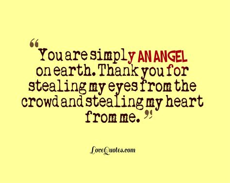 An Angel On Earth - Love Quotes