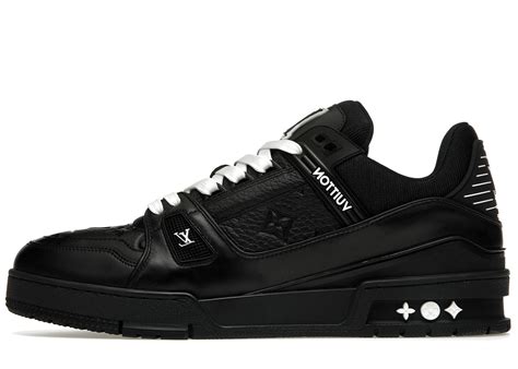 Louis Vuitton Trainer Black Embossed Monogram