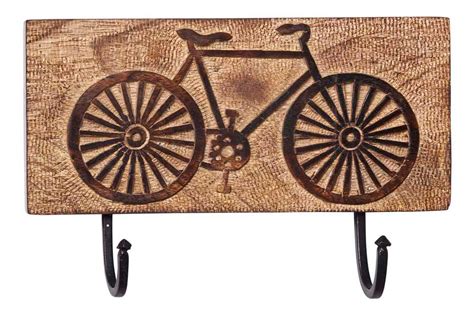 Wooden Bicycle Wall Hooks Cyclemiles