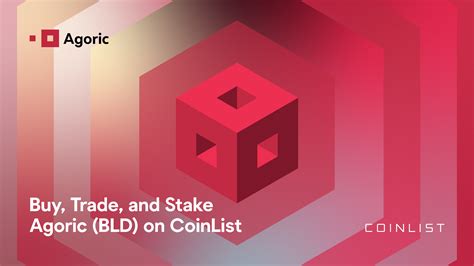 Buy Trade And Stake Agoric Bld On Coinlist