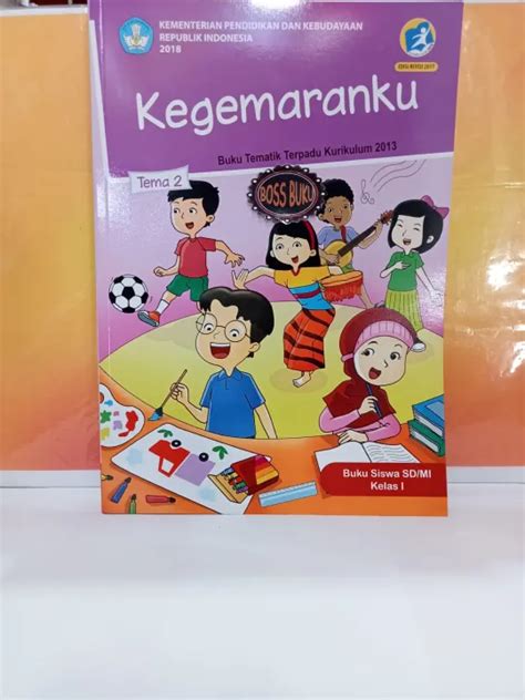 Buku Tematik Sd Kelas 1 Tema 2 Kegemaranku K13 Revisi Lazada Indonesia