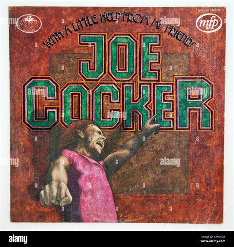 Joe Cocker, With a litttle help from my friends album Stock Photo - Alamy