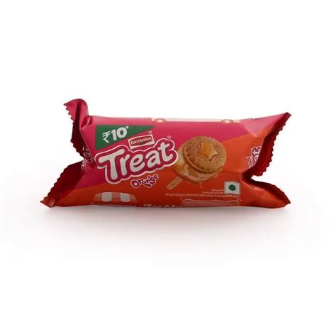 Cream Biscuits Britannia Treat Orange Biscuit, Packaging Type: Packet, Packaging Size: 50g at Rs ...