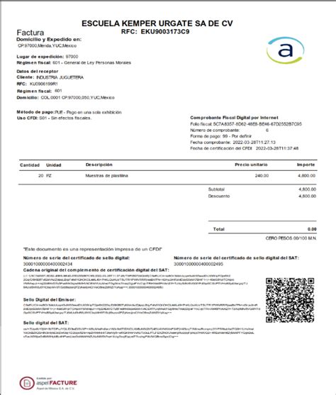 Facturación de muestras en Aspel Facture 6 0 Portal de Clientes Siigo