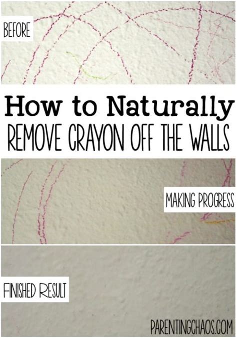 How To Get Crayon Off The Wall