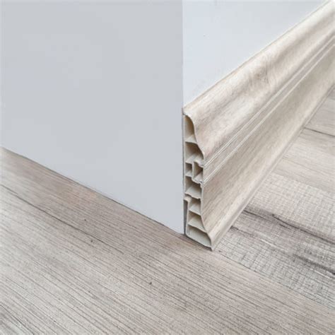 Pvc Skirting 95x24mm Creamy Kirk Marketing