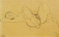 Gustav Klimt Preparatory Drawing For Junius