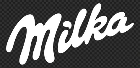 Milka Chocolate White Logo Transparent Background Citypng