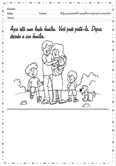 Atividades Minha Familia 1 Ano