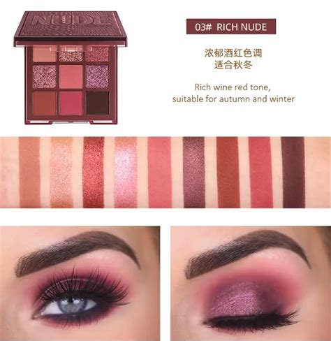 High Pigmented Nude Makeup Eye Shadow Pallett Palette Professional Vegan Pearl Glitter