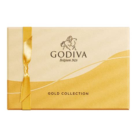 Gold Ballotin 6 Pcs Godiva Chocolate