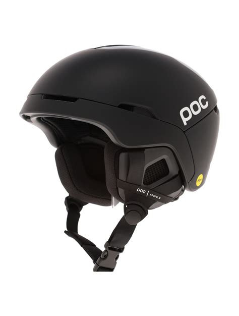 Poc Obex Mips Skihelm Unisex Uranium Black Matt Zwart Skiwebshop