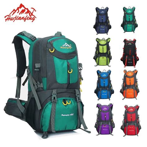 Hiking Backpack 50L Rucksacks Waterproof Backpack Men Outdoor Camping ...