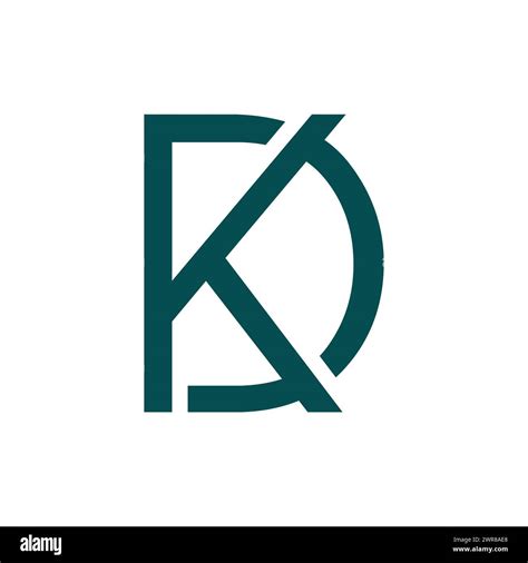 Letter Dk Logo Design Vector Image Dk Letter Logo Alphabet Monogram