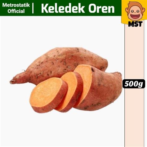 Ubi Kayu Keledek Madu Oren Ungu Ungu Isi Oren Jepun Segar 500g