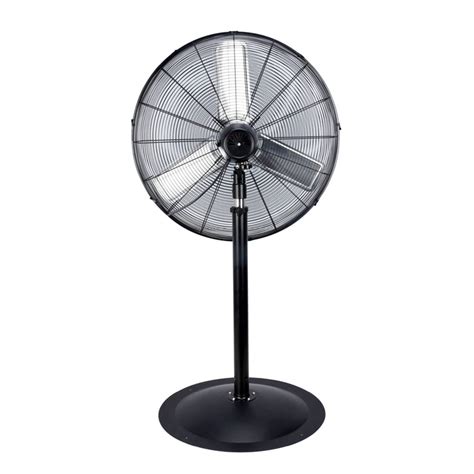 30” High-Velocity Oscillating Pedestal Fan with Industrial-Grade Alumi ...