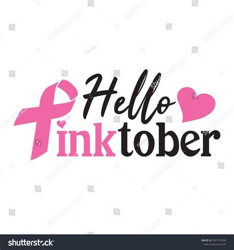 Hello Pinktober Photos and Images | Shutterstock