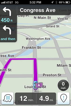 Waze provides free turn-by-turn directions, with help from your friends ...